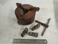 5" 3 jaw self centering chuck for Boxford 1 1/2" x 8TPI spindle - a bit mucky!