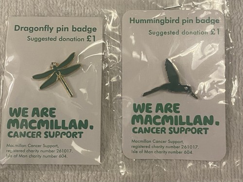 Macmillan charity enamel badge - enamel,