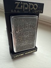 GENUINE Zippo Lighter JIM BEAM BOURBON WHISKY 2003