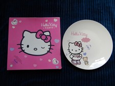 HELLO KITTY PARTY LARGE 12" DINNER/SERVING PLATE BOXED - 2010 OFFICIAL SANRIO