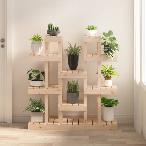Plant stand solid wood pine - plant,
