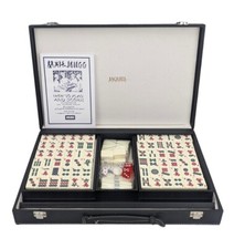 Jaques London Chinese Mahjong Premium Set Vintage Complete Case & Instructions