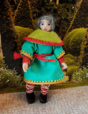 1:24th scale porcelain man figure doll dolls house tudor medieval artisan Doll1
