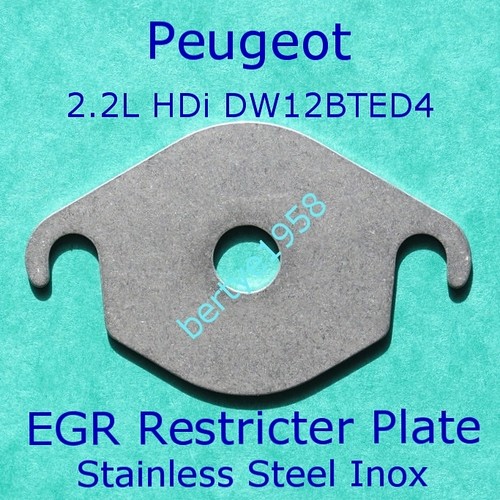 Egr valve restrictor peugeot - valve,