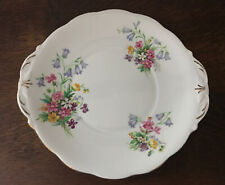 Queen Anne Porcelain Fine Bone China - Old Country Spray  Cake Plate 24cm x 26cm