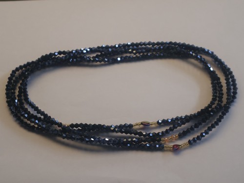 Glittering african waist beads