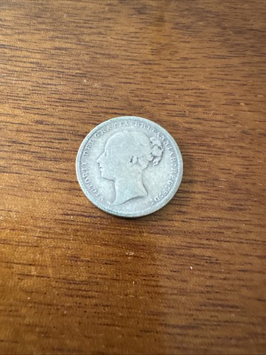 One shilling silver coin - shilling,