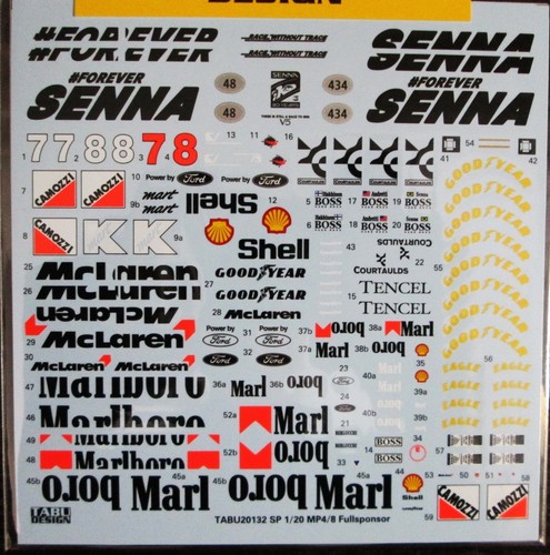 Decal tabu 20132 1993 - decal:, 1/20