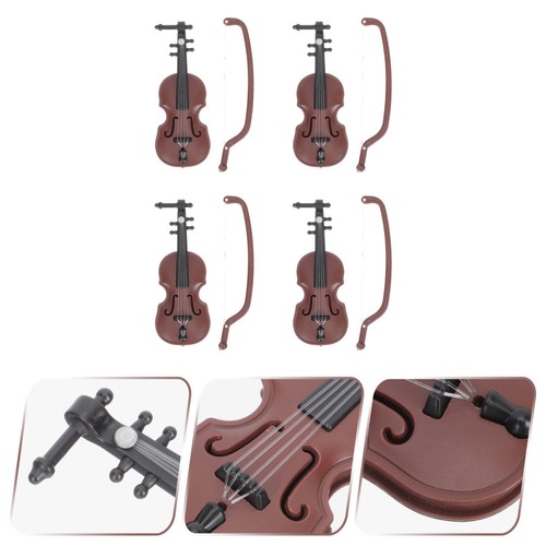 4pcs plastic mini violin - 4pcs,
