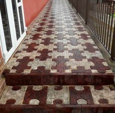 Concrete mold Puzzle pavers