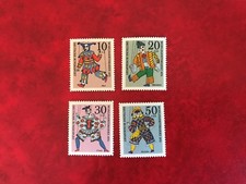 GERMANY BRD FRD MNH 1970 PUPPETS JESTER HERLEQUIN CLOWN HANSWURST