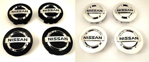Silver black 54mm plastic - x4,