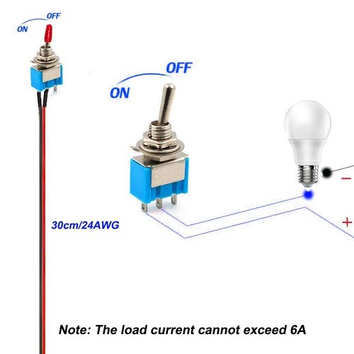 Mini toggle switch off spst - mini,