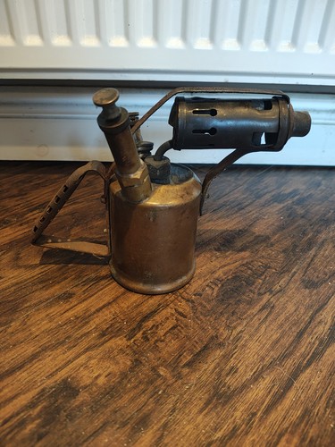 Vintage paraffin blow lamp - vintage,