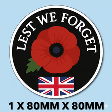 Lest We Forget Red Poppy