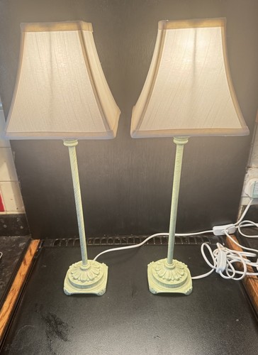 Pair corinthian column table - pair,