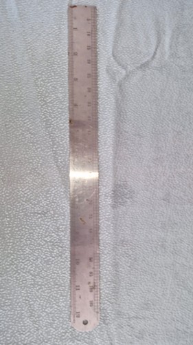 Vintage lot rulers metals - lot, of