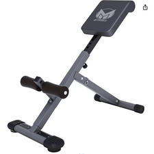 GYRONETIC Back Hyper Extension Exercise Bench - Foldable Excellent Condition