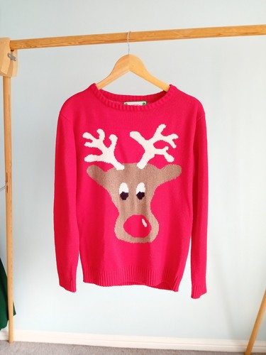 Primark red rudolph christmas - red,