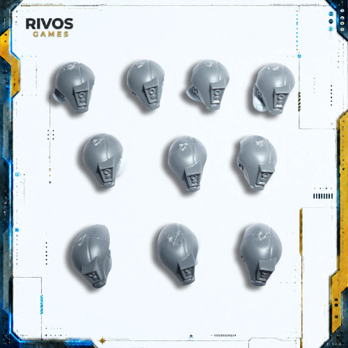 Fire warriors heads - fire,