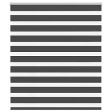 Zebra Blind Fabric Width Polyester Blackout Blind Roller Blind Roller vidaXL