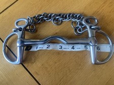 Kimblewick Stainless Steel 5” Low Port With Curb Chain