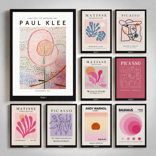 Modern art exhibition prints - modern,
