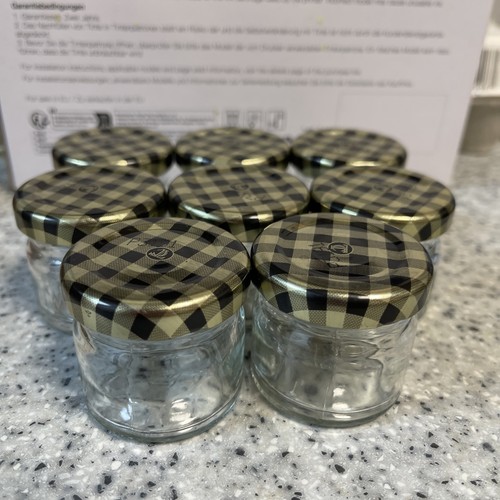 45ml glass mini jam jars - mini, in