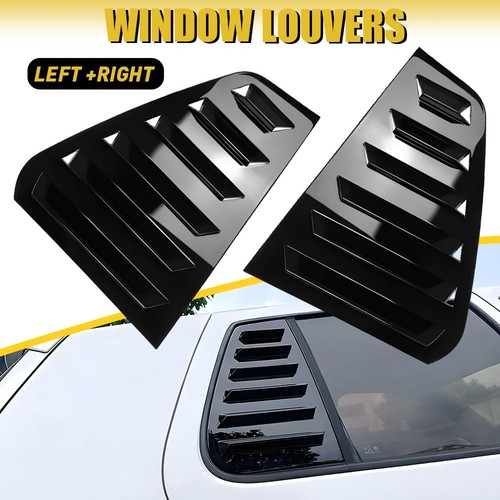 Glossy black rear window - glossy,