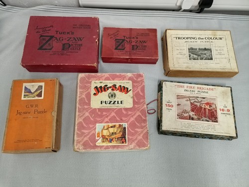 Antique jigsaw puzzle bundle - jigsaw,