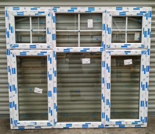 White plastic upvc window - plastic,