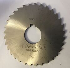 Wolferal 3 1/2"x1/8"x 1" Bore Slitting Saw Milling Cutter 1"Bore 3-1/2"x1/8"x1"