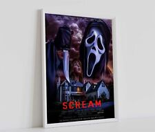 SCREAM HORROR FILM MOVIE POSTER CLASSIC PRINT LARGE GIANT ART SIZE - A4 A3 A2 A1