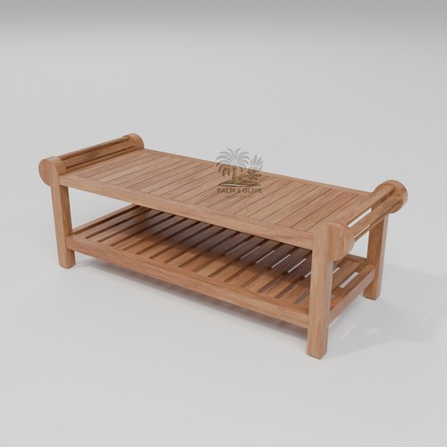 Teak lutyens coffee table - teak,