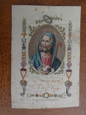 pious image 19th century Saint
