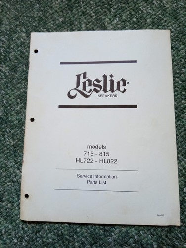 Leslie speakers models 715 - speakers,