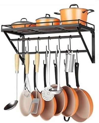 Pot and pan rack - and,