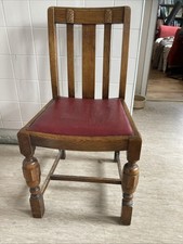 Oak Dinning Room Chairs Set of 4 All In Reasonable Condition