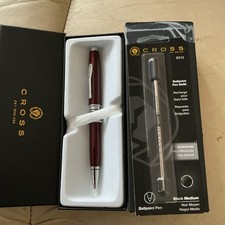 Brand New Cross Red Pen with black medium refill