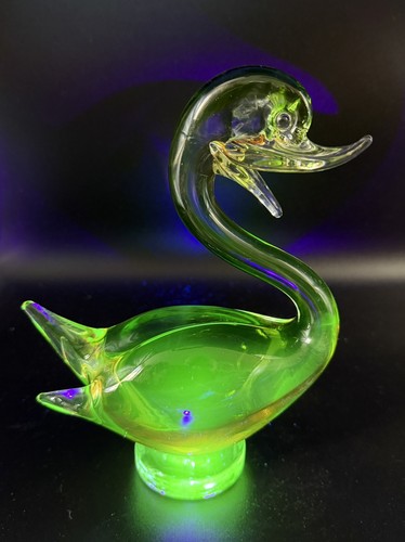 Large murano uranium glass - large,