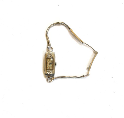 Vintage gruen 10k white - vintage,