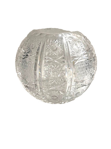 Vintage crystal rose - vintage, bowl