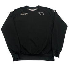 DERBY COUNTY FOOTBALL JERSEY JUMPER SIZE LARGE TRAINING SWEATSHIRT KAPPA 