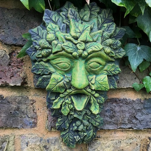 Ivy green man - , plaque