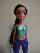 Disney Princess Jasmine Doll - Hasbro Fashion Doll with Shoes, Blue Trousers