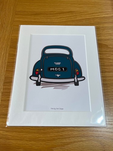 Morris minor original drawing - morris,