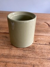 Ceramic Loo Toilet brush holder sage green