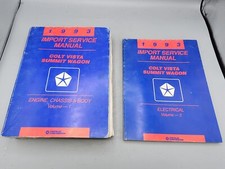 1993 Colt Vista And Summit Wagon Import Service Manual, 