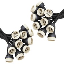 20 x GU10 Mains Bulb Lamp Holder Connector delivered