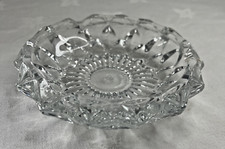 Clear Glass Ashtray – 4" – Vintage – Made in France – Excellent Condition
